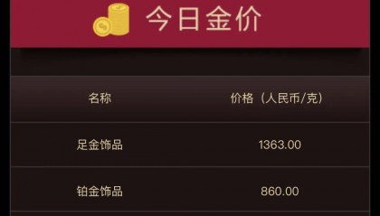 国内现货黄金价格(国内现货黄金价格以哪个为准)