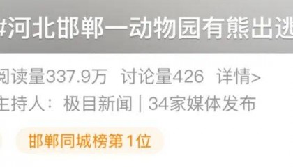 河北一动物园有熊出逃？官方通报：搜寻工作正在进行中