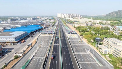 28日启用！济南零点立交青岛方向收费站开通试运行