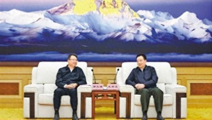 王君正与湖北省委常委、武汉市委书记郭元强座谈