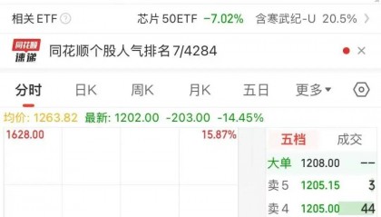 寒武纪，大跌！