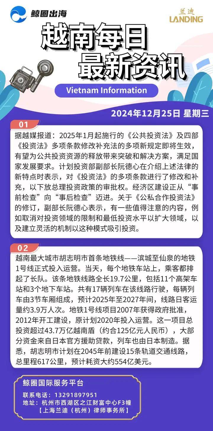 「出海大事件」鲸圈每日资讯，12月25日