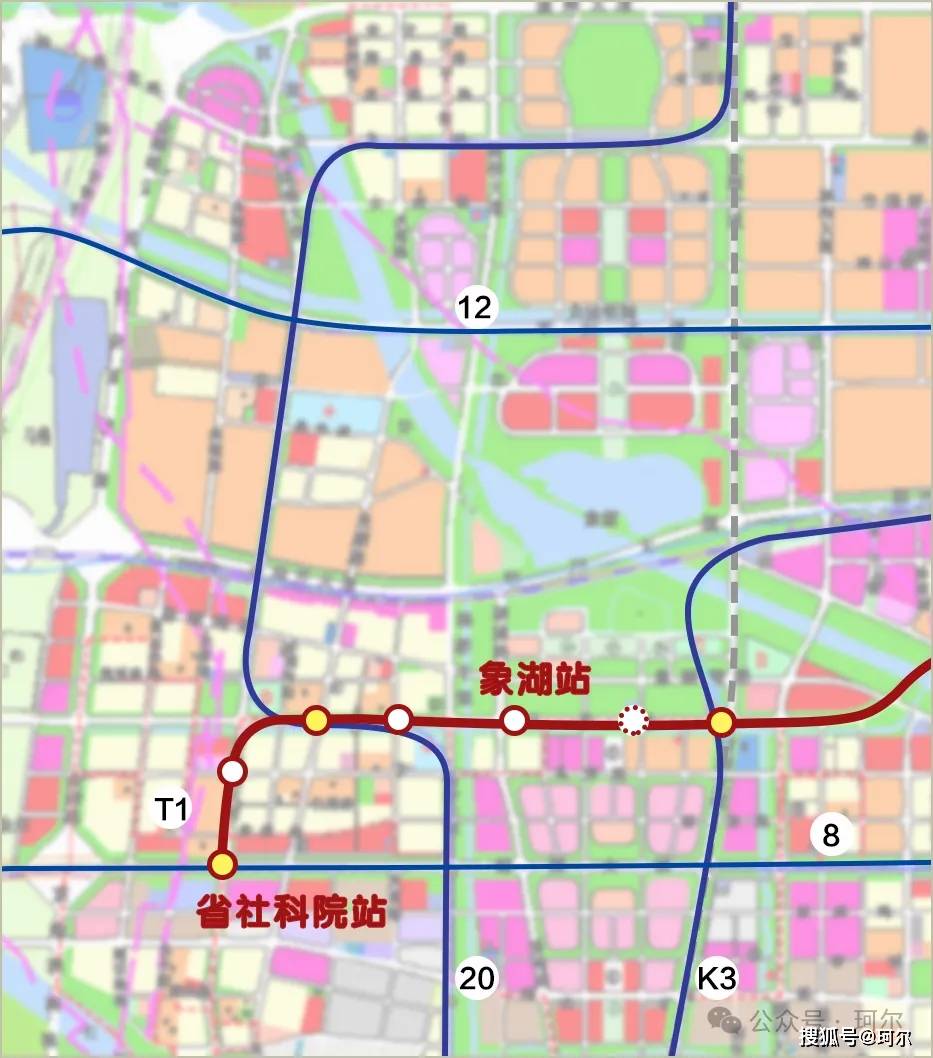 资讯：规划调整批前公示，涉及郑州地铁8号线与T1线轨道换乘站！