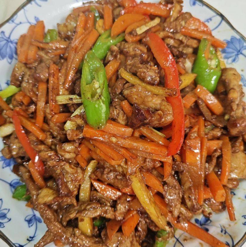 鲜甜肉香，入口即化——天津胡萝卜炒肉丝